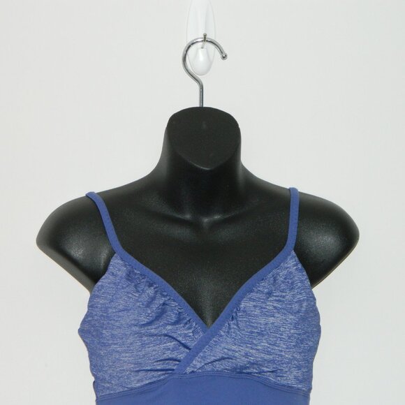 3 for/ $25 Lululemon Purple Long Workout Halter Tank Top Size 10 - Picture 3 of 16